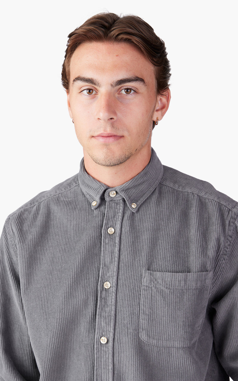 Portuguese Flannel Lobo Shirt Anthracite