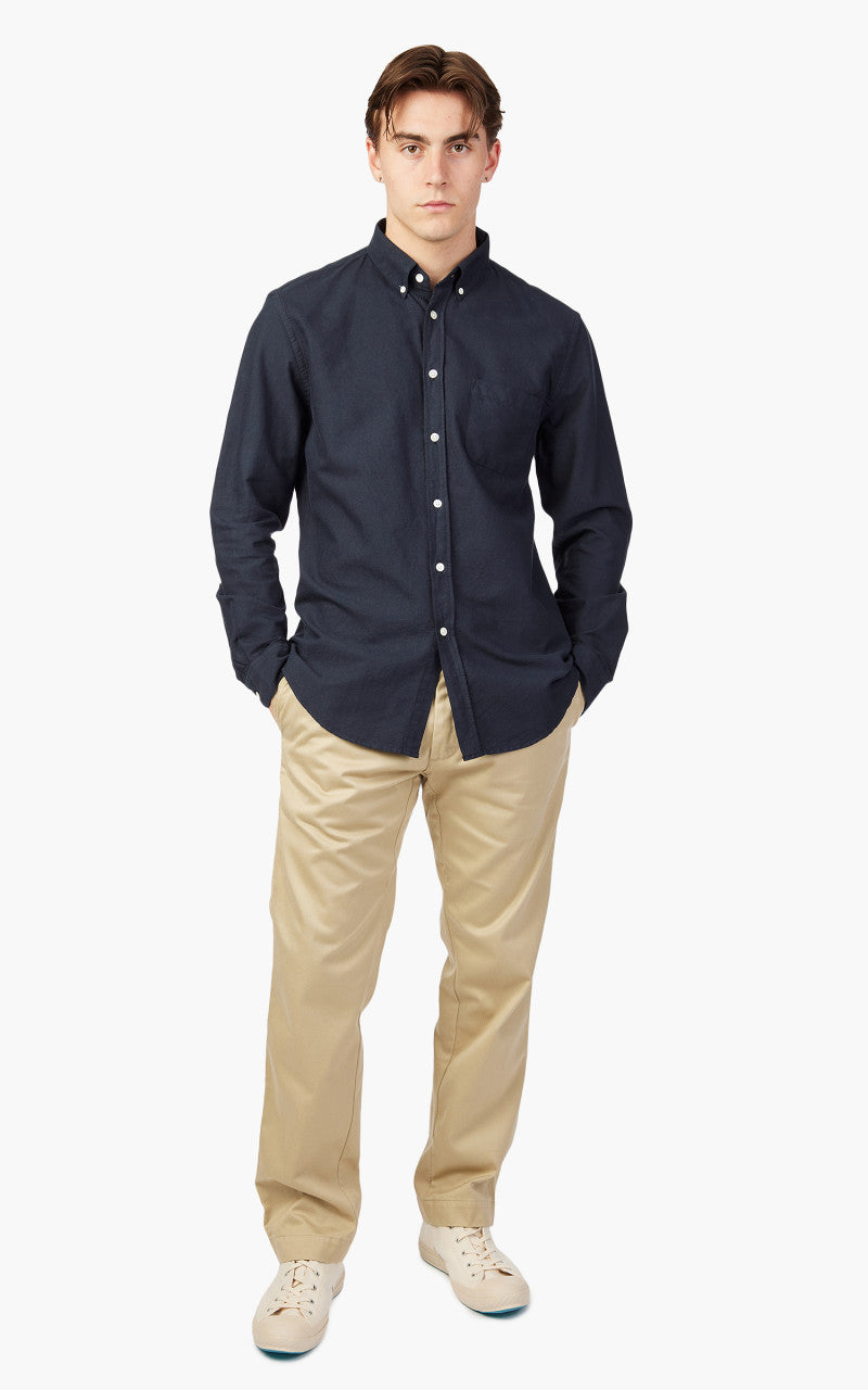 Portuguese Flannel Belavista Shirt Navy