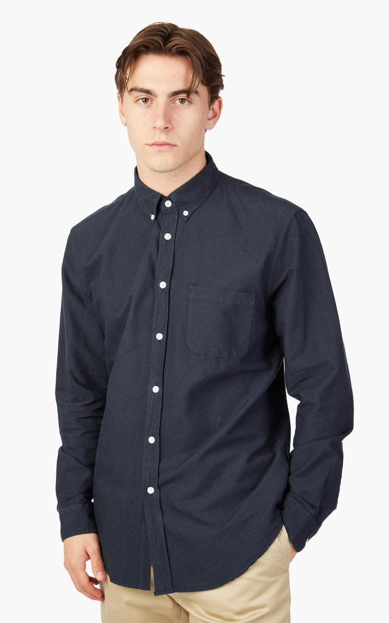 Portuguese Flannel Belavista Shirt Navy