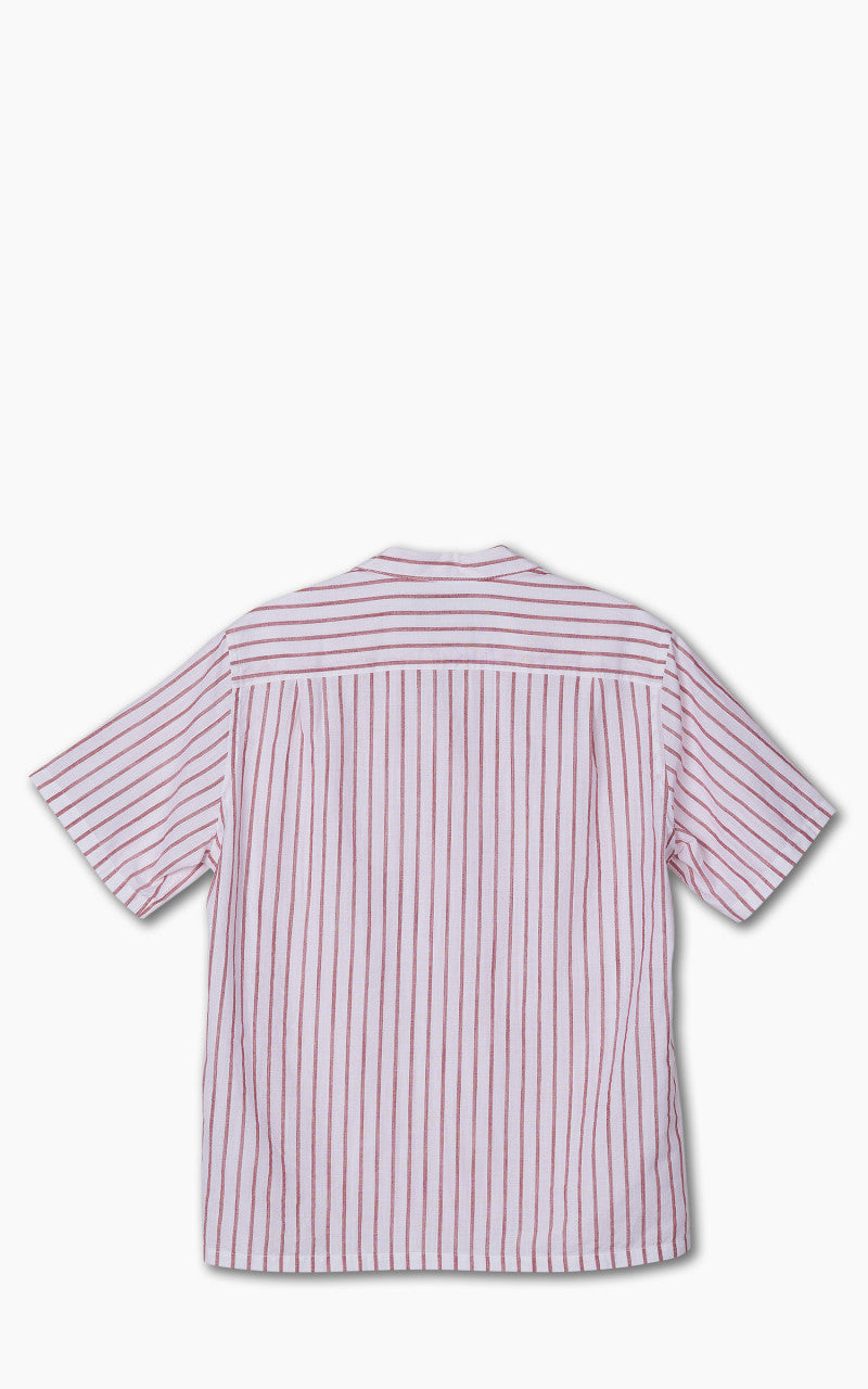 Portuguese Flannel Beach Cabin Camp Collar Shirt Red