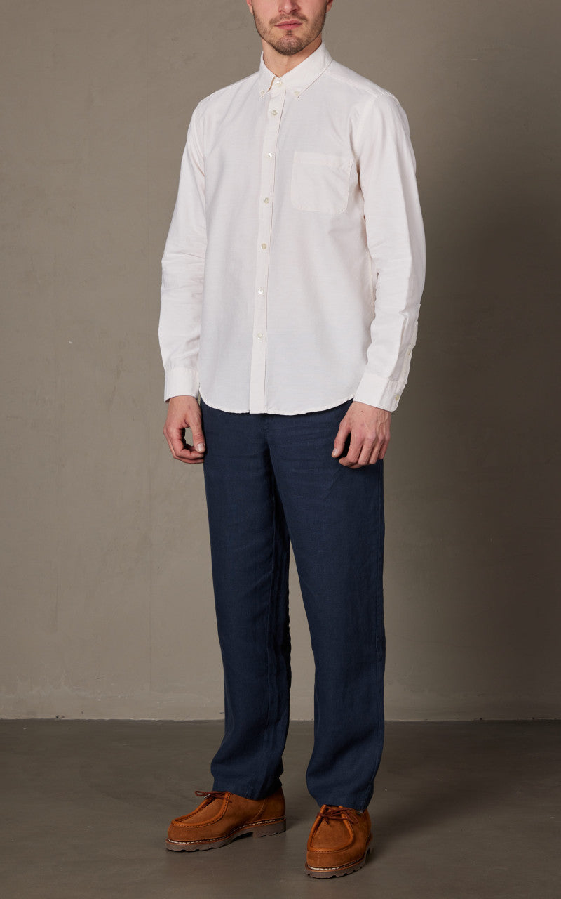 Portuguese Flannel Belavista Shirt Off White