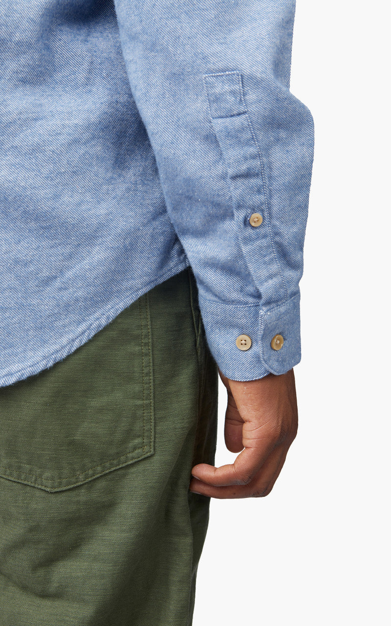 Portuguese Flannel Teca Shirt Light Blue