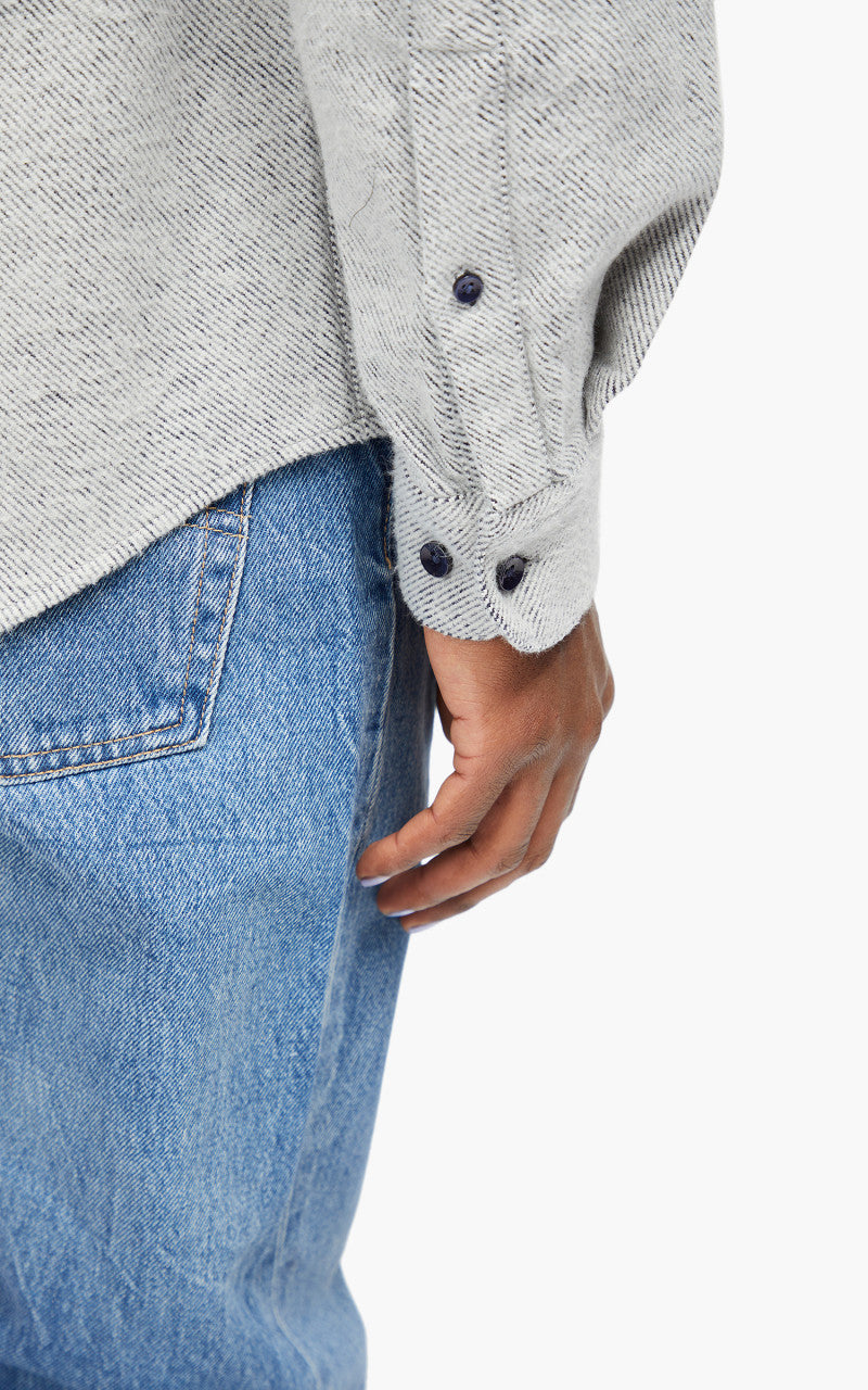 Portuguese Flannel Off Rail Shirt White