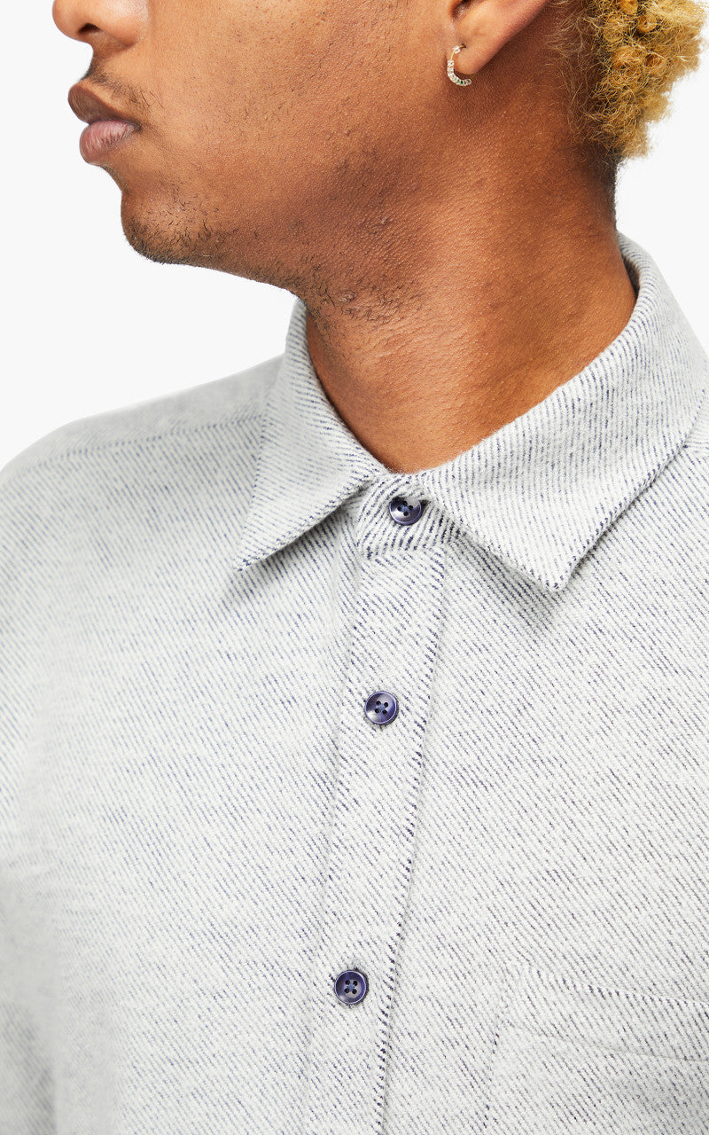 Portuguese Flannel Off Rail Shirt White