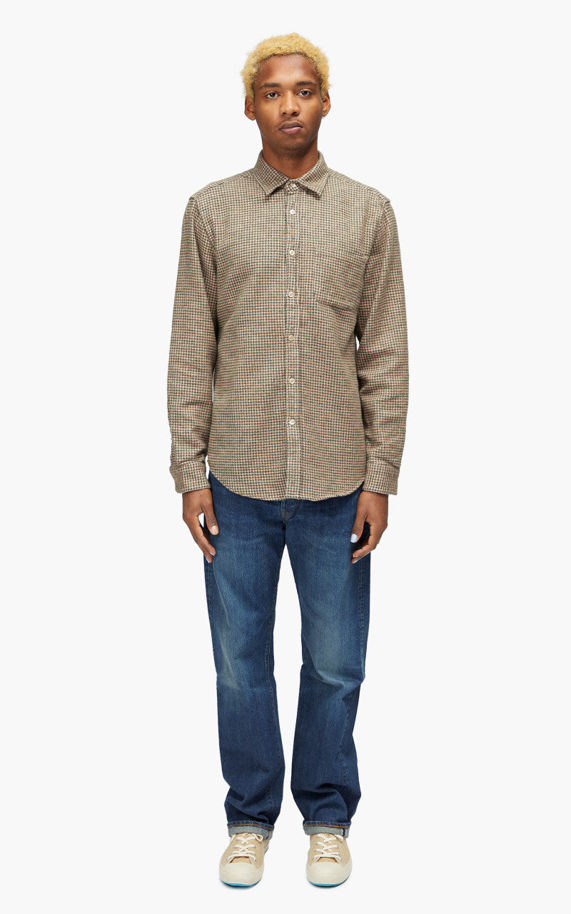 Portuguese Flannel Sottum Shirt Brown