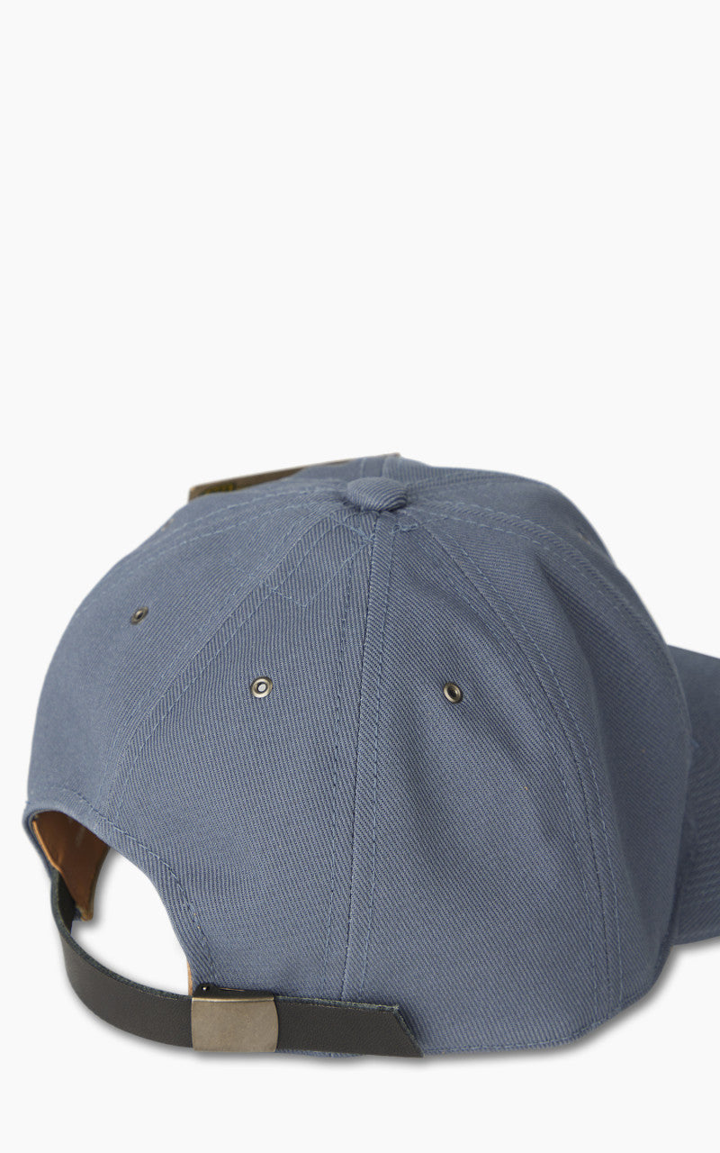 Poten Twist Yarn Baseball Cap Blue
