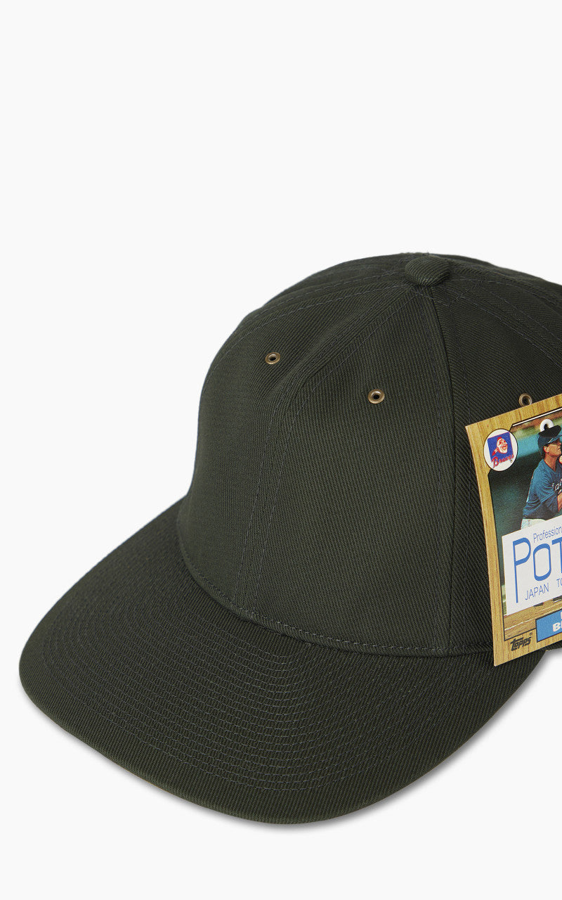 Poten Twist Yarn Baseball Cap Green