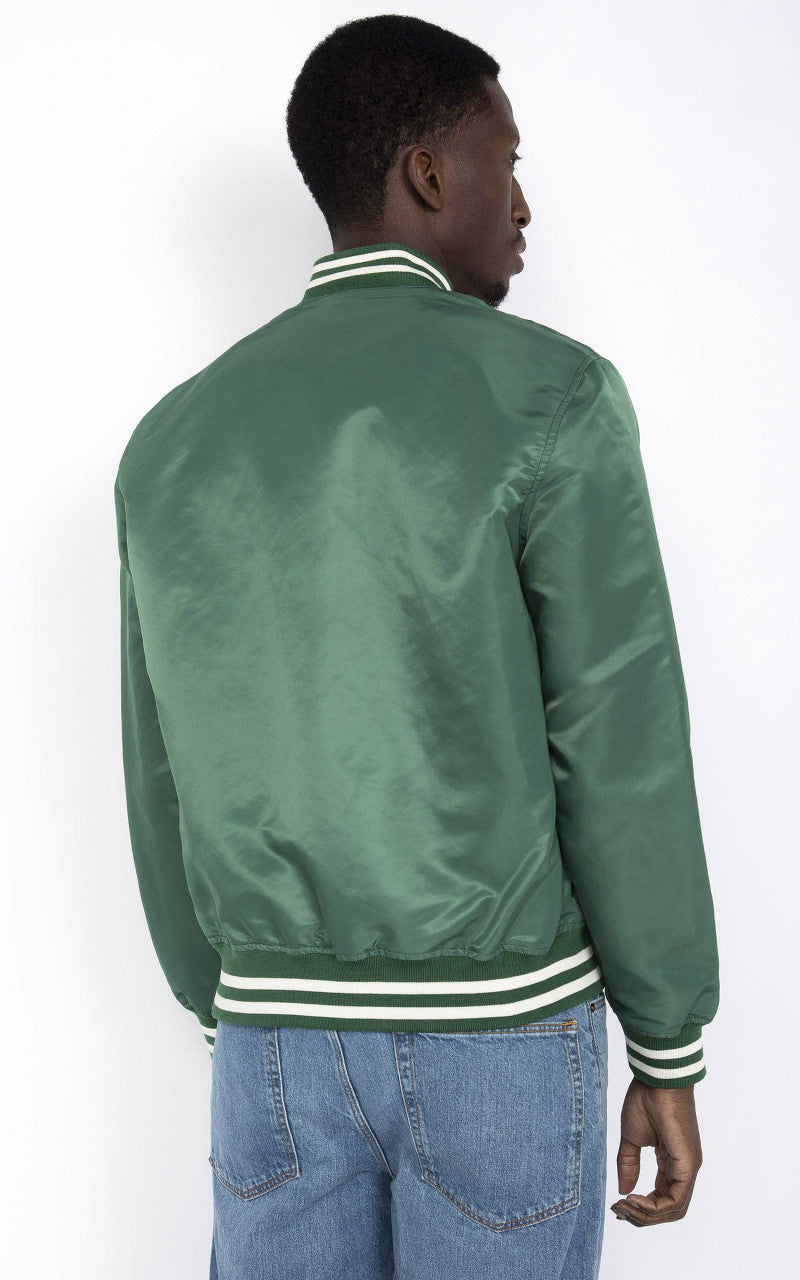 Schott NYC Princeton1 Varsity Jacket Green