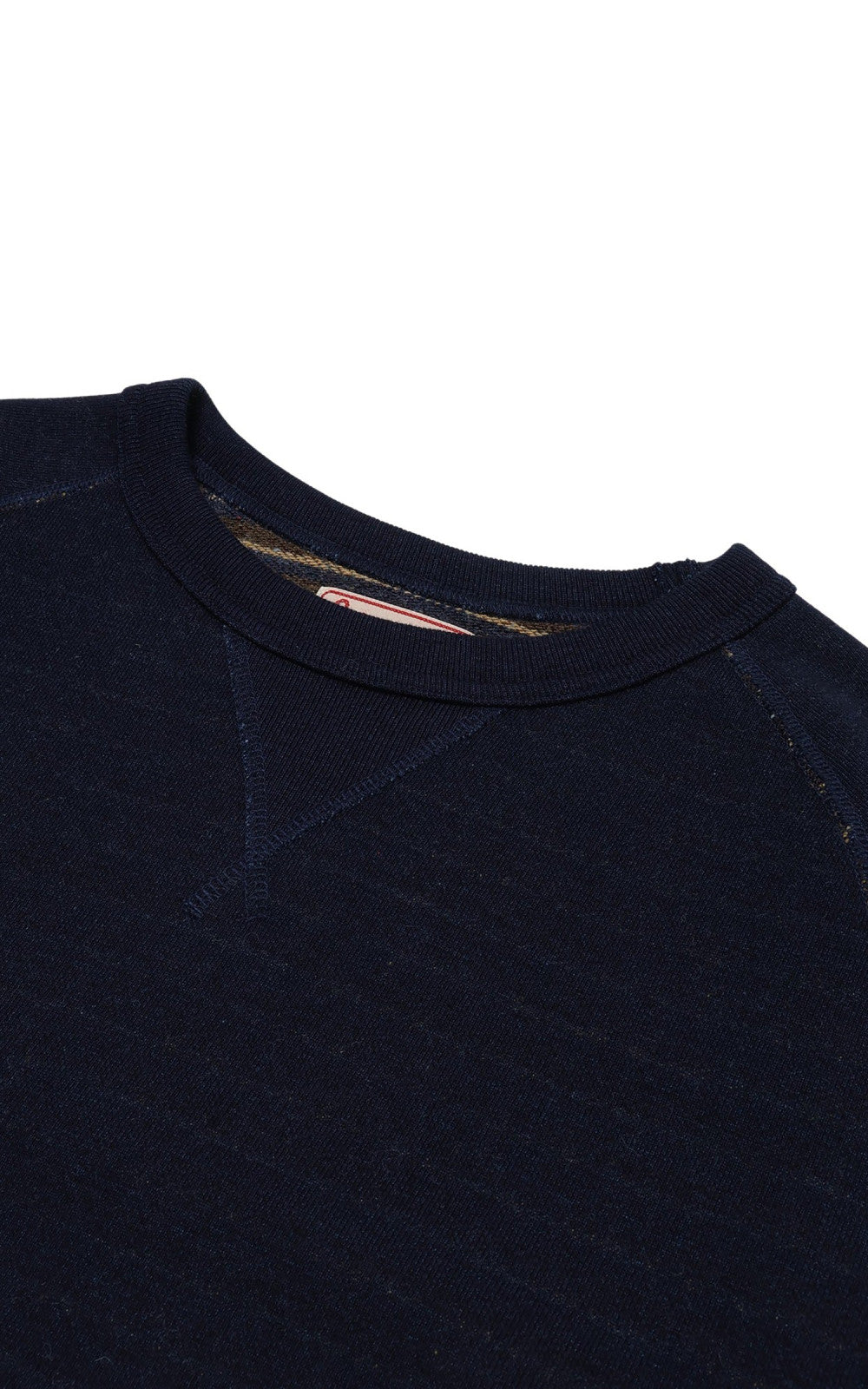 Wonder Looper Pullover Crewneck Real Indigo Blanket Striped French Terry Indigo