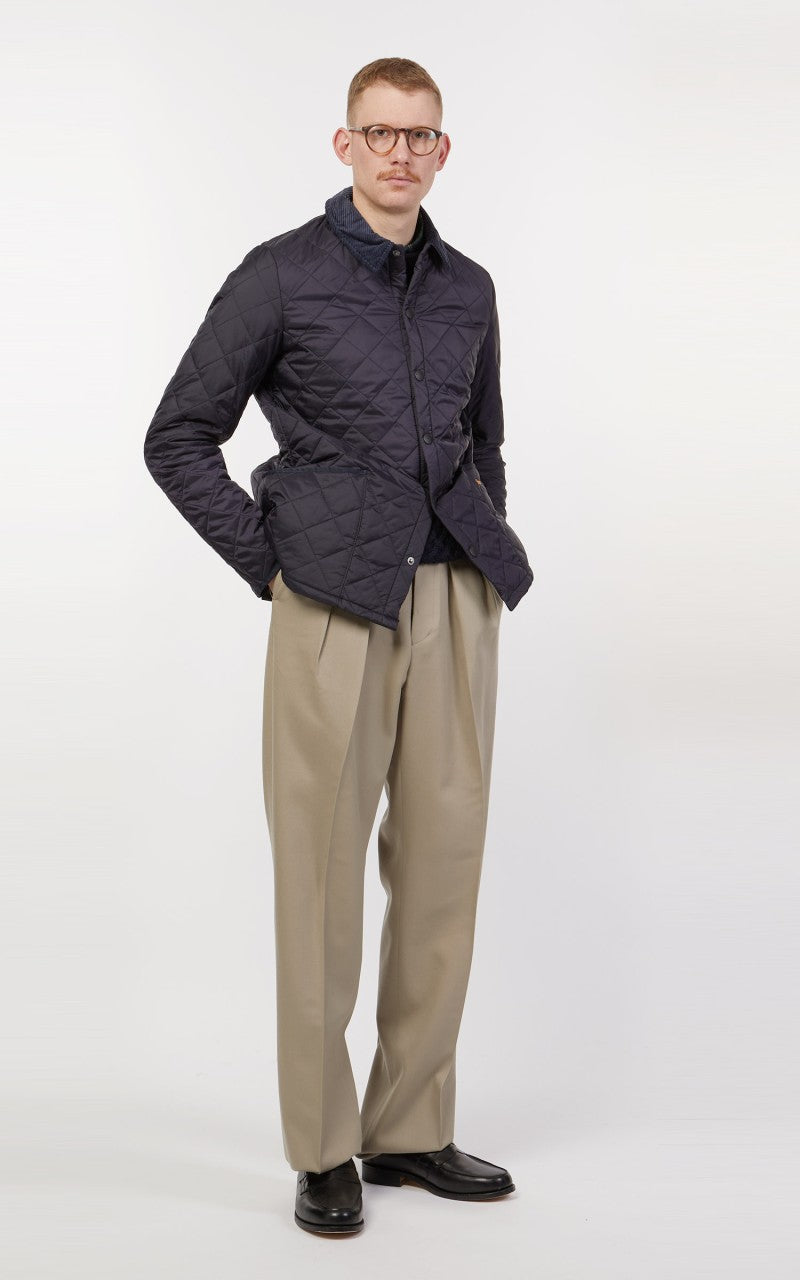 Barbour Quilted Jacket Heritage Liddesdale Navy