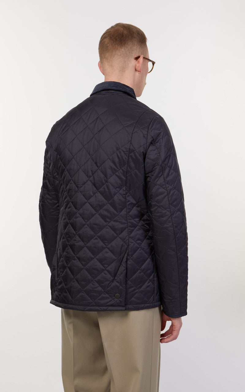 Barbour Quilted Jacket Heritage Liddesdale Navy