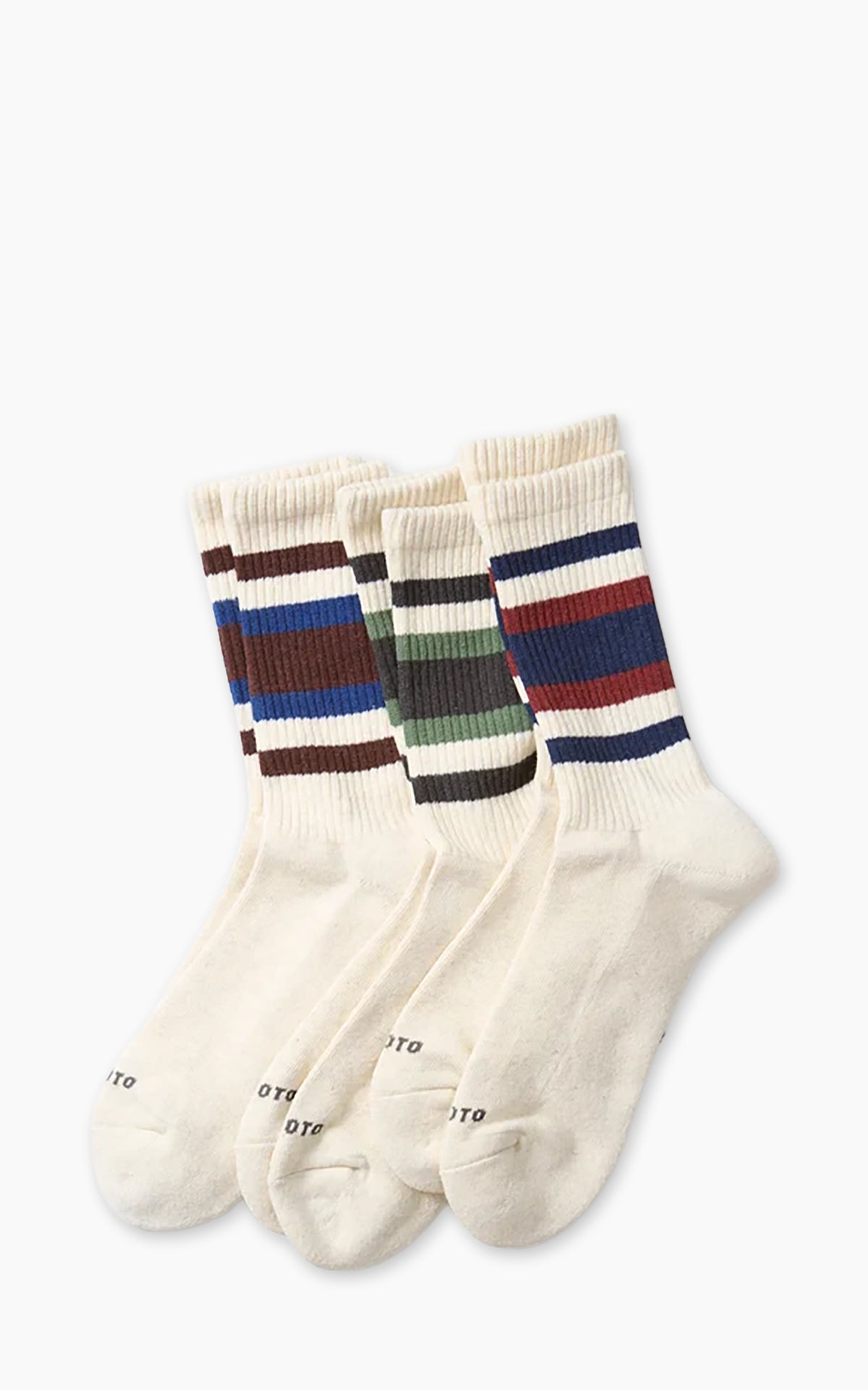Rototo R1622 Everyday 3-Pack Athletic Socks
