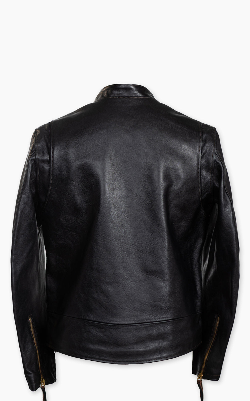 Double Helix Single Legend Horsehide Leather Rider Jacket Black