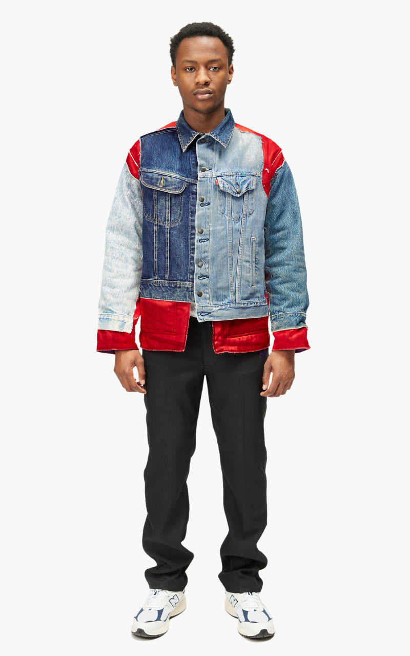 ジャケット・アウター Rebuild by Needles Jean Jacket Needles Rebuild by Needles Jean Jacket Blanket Covered Reversible