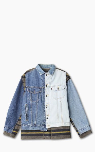 Needles Rebuild by Needles Jean Jacket Blanket Covered Reversible