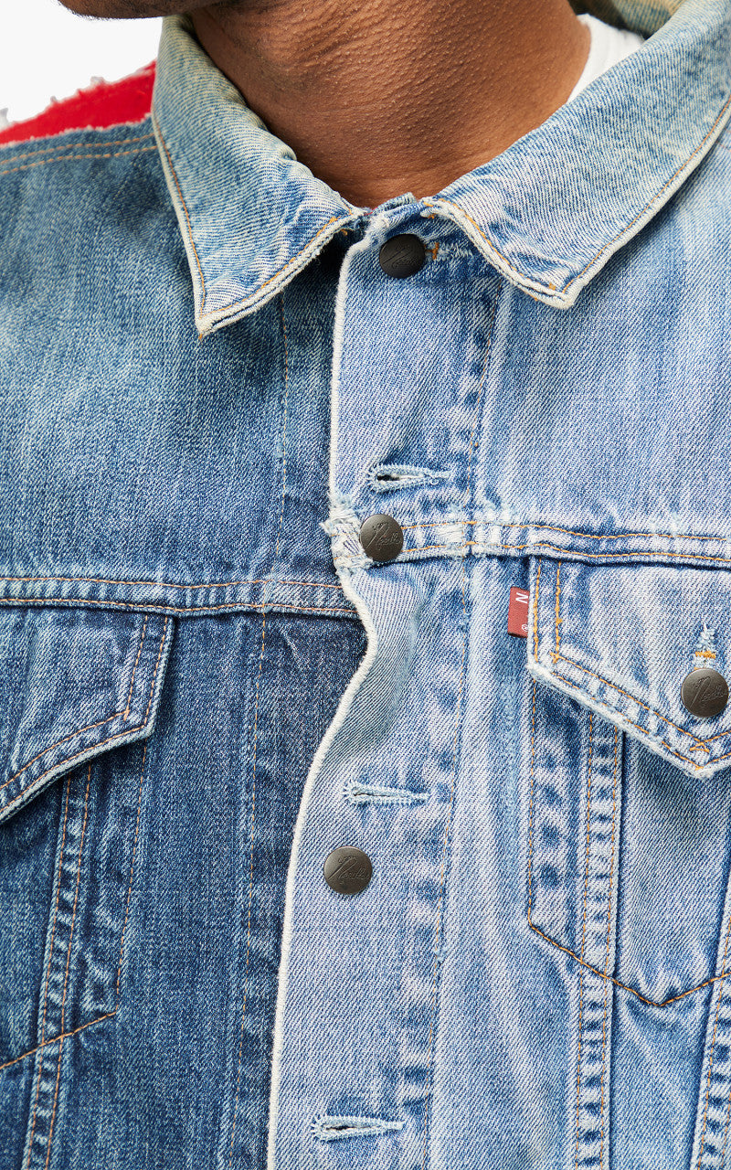 Needles Rebuild by Needles Jean Jacket Rug Covered Reversible Medium