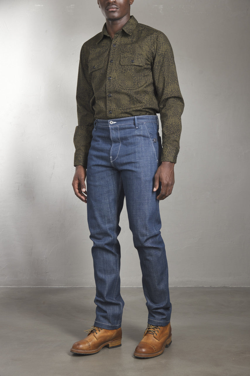 Rogue Territory Work Trouser Denim Light Indigo 13oz
