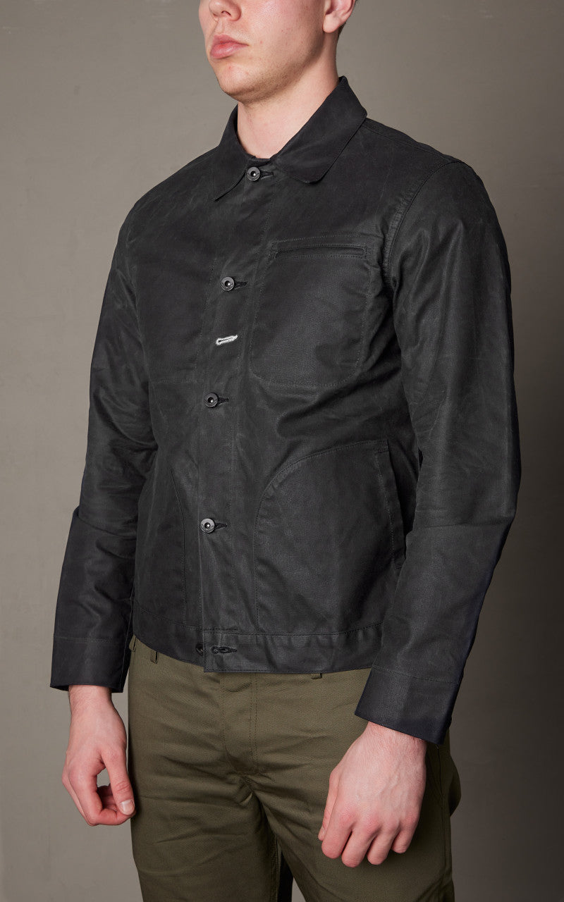 Rogue Territory Supply Jacket Waxed Canvas Ridgeline Black