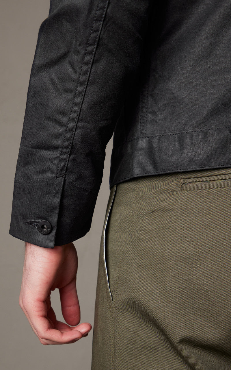 Rogue Territory Supply Jacket Waxed Canvas Ridgeline Black