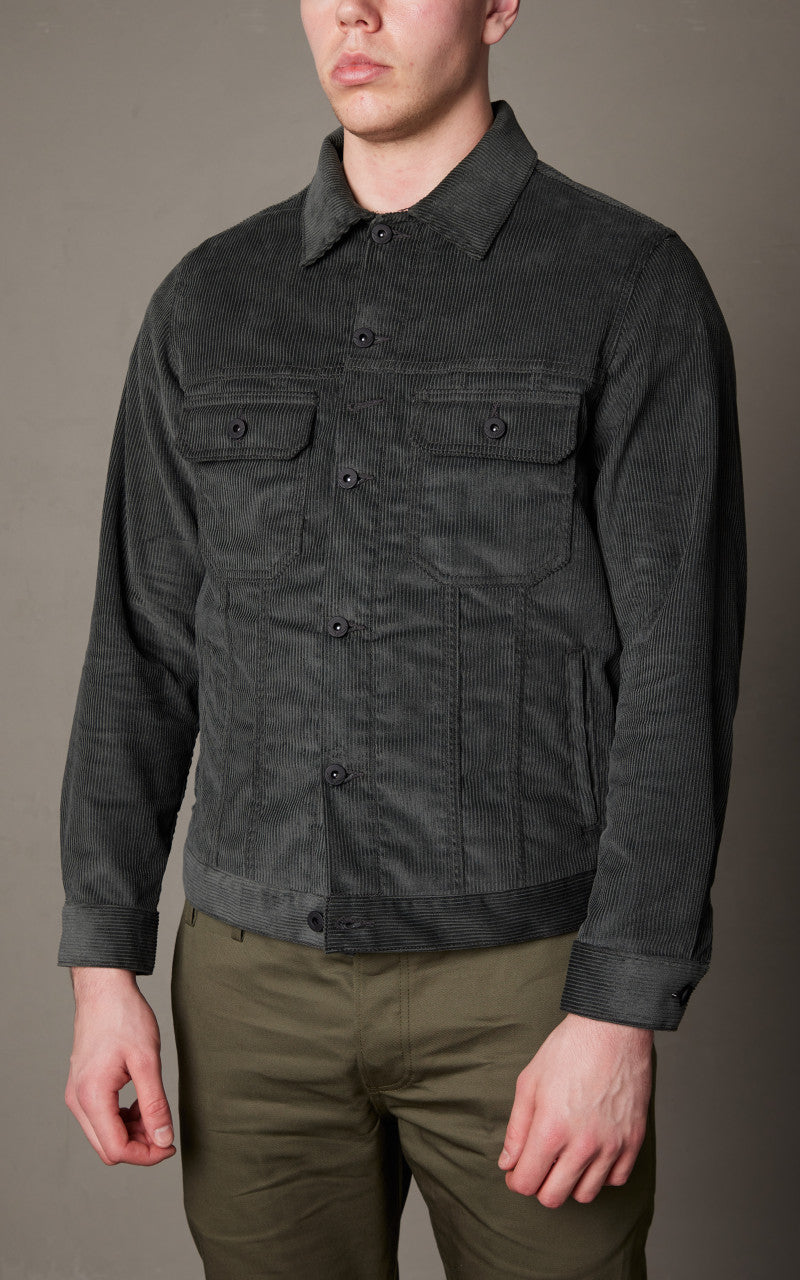 Rogue Territory Cruiser Jacket Corduroy Grey 9oz
