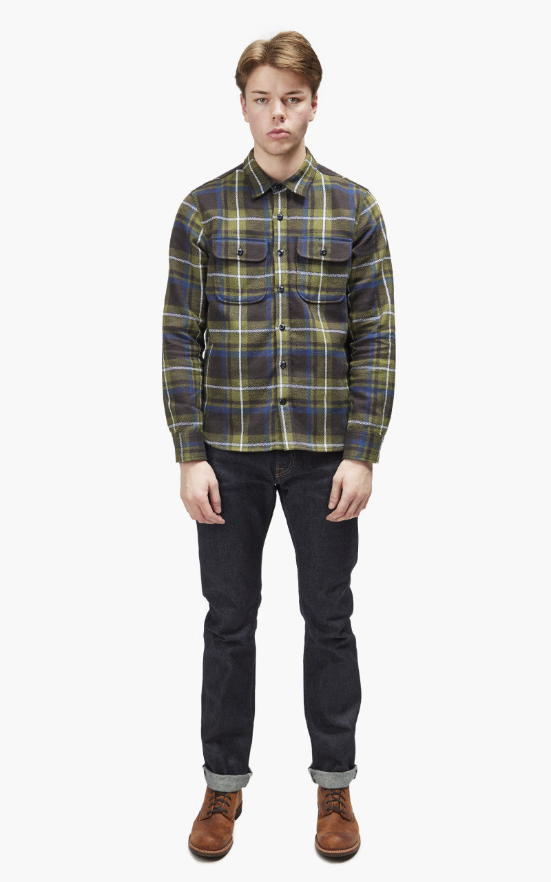 Rogue Territory Field Shirt HB Plaid Olive