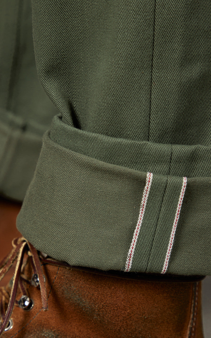 Rogue Territory Infantry Pants Green Selvedge