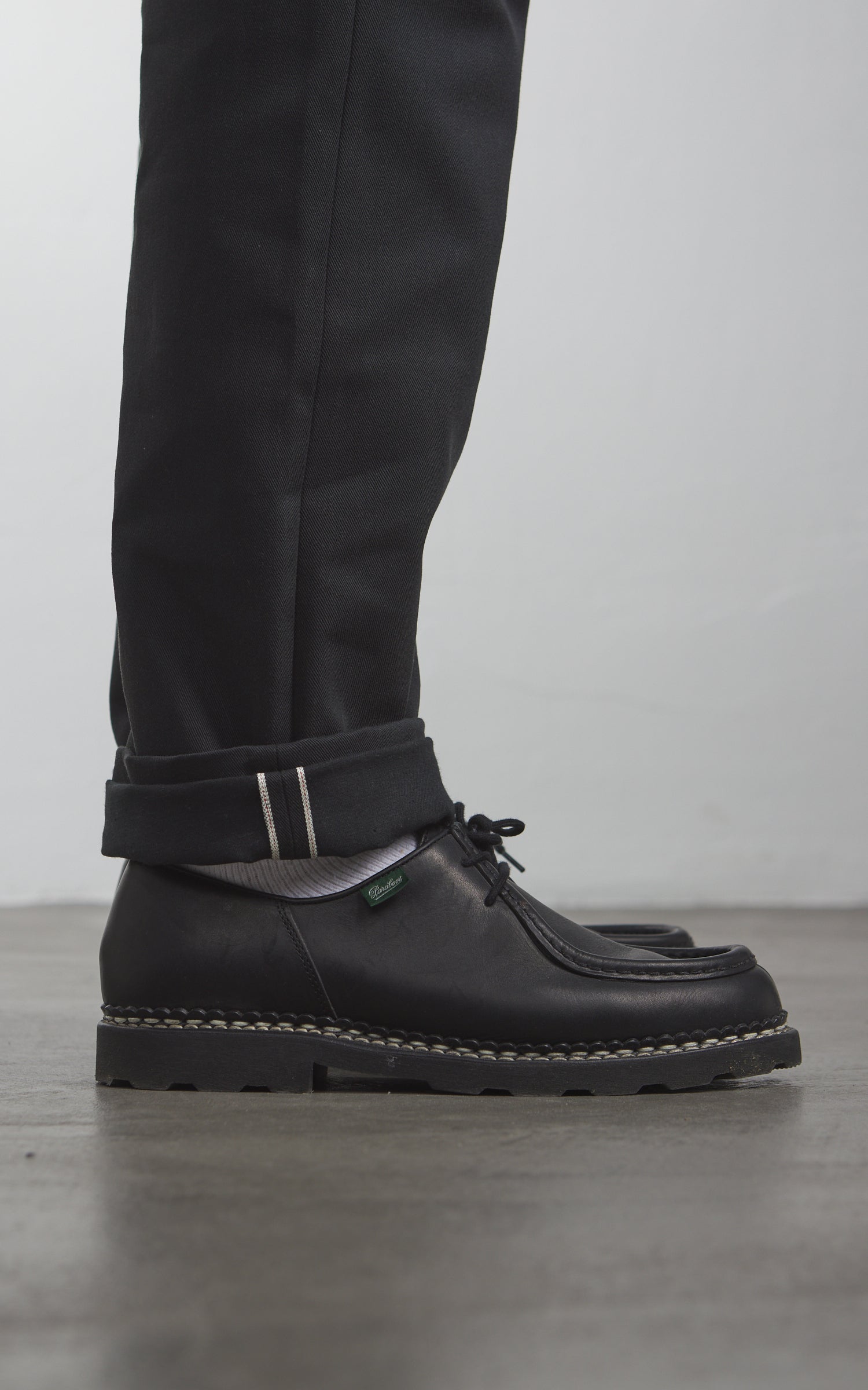 Rogue Territory Officer High Trouser Selvedge Grey