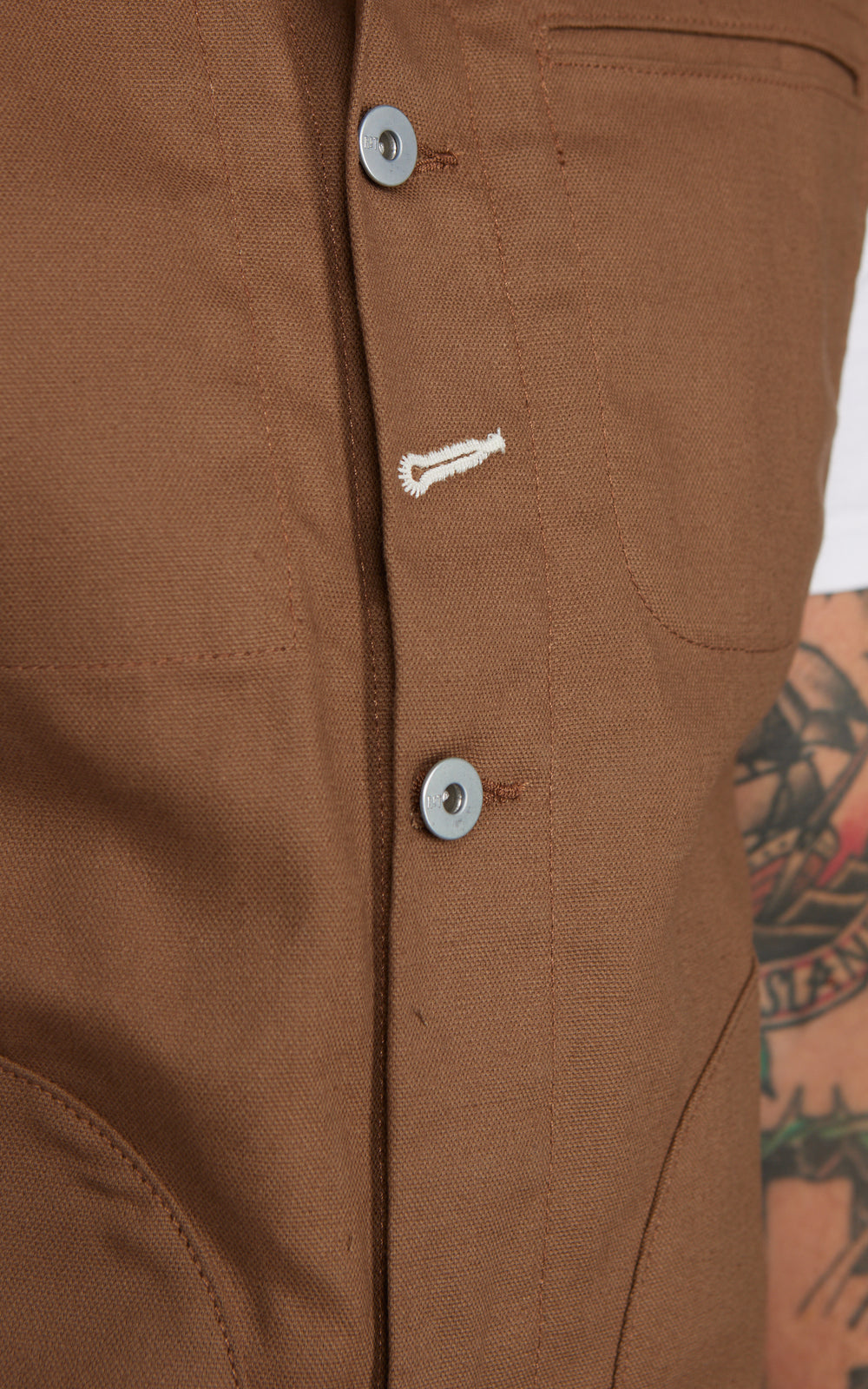 Rogue Territory Supply Vest Dry Wax Canvas Brown