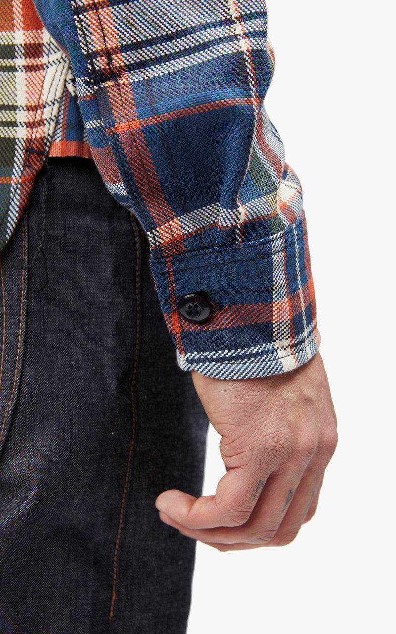 Rogue Territory Field Shirt Selvedge Navy Plaid