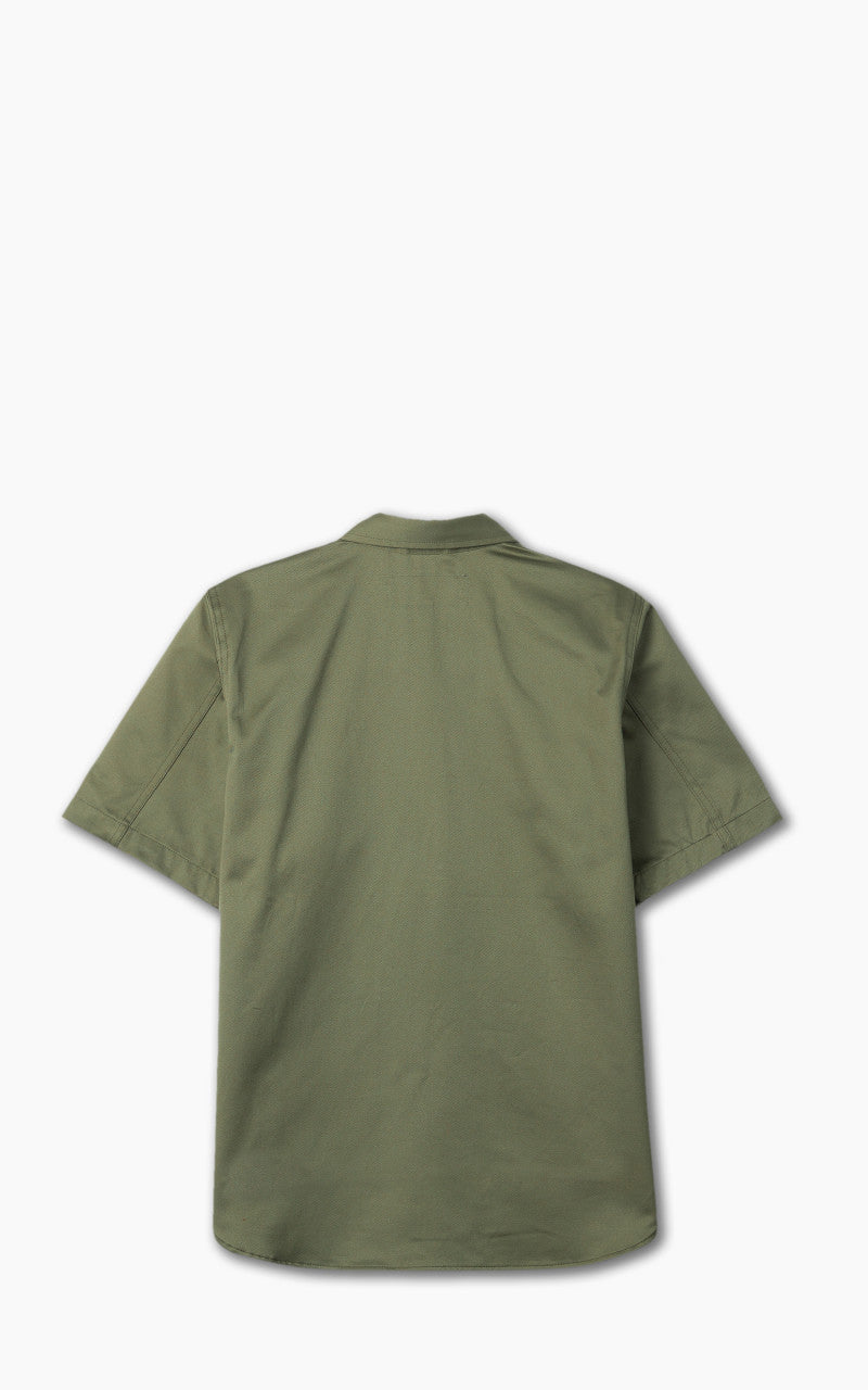 Rogue Territory Field Shirt Twill Selvedge Olive 9oz