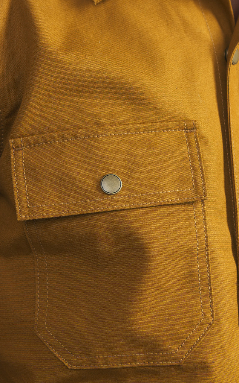 Rogue Territory Patrol Shirt Dry Waxed Canvas Gold