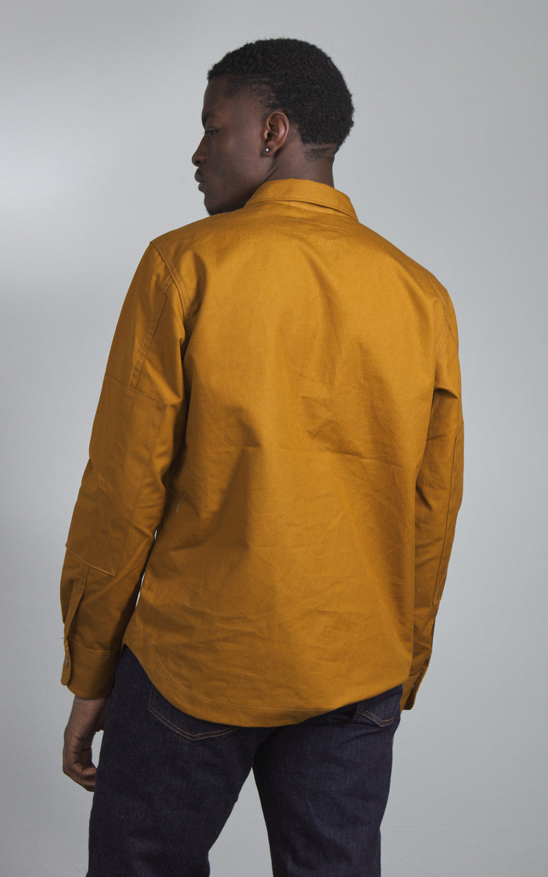 Rogue Territory Patrol Shirt Dry Waxed Canvas Gold