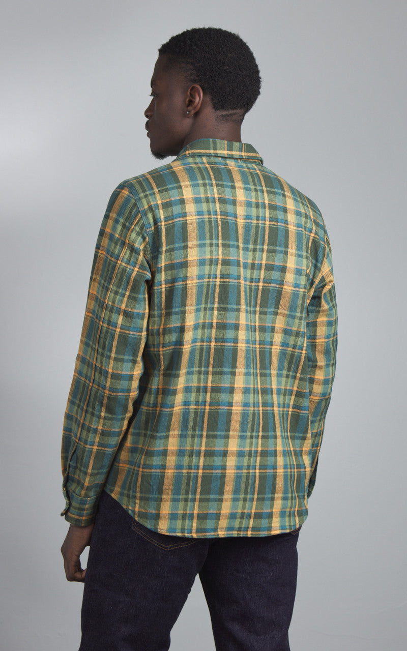 Rogue Territory Field Shirt Forest Slub Plaid