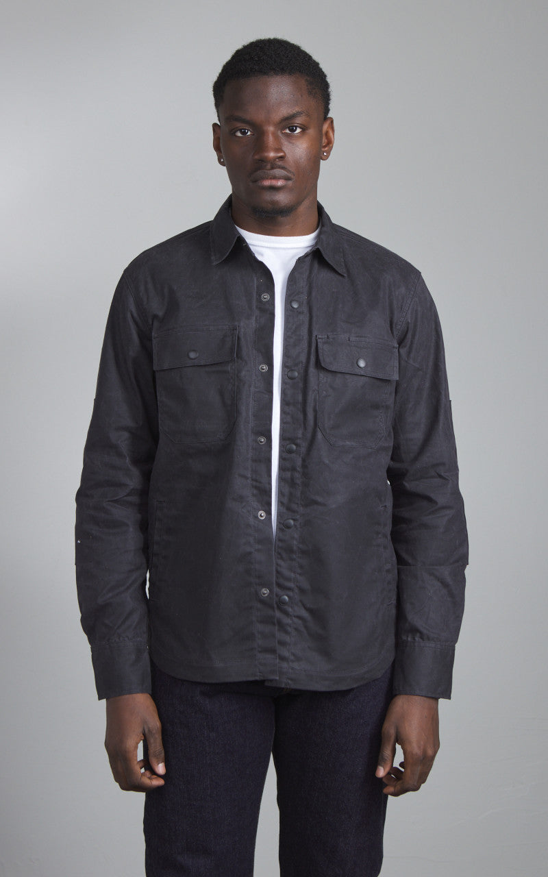 Rogue Territory Patrol Shirt Waxed Canvas Grey