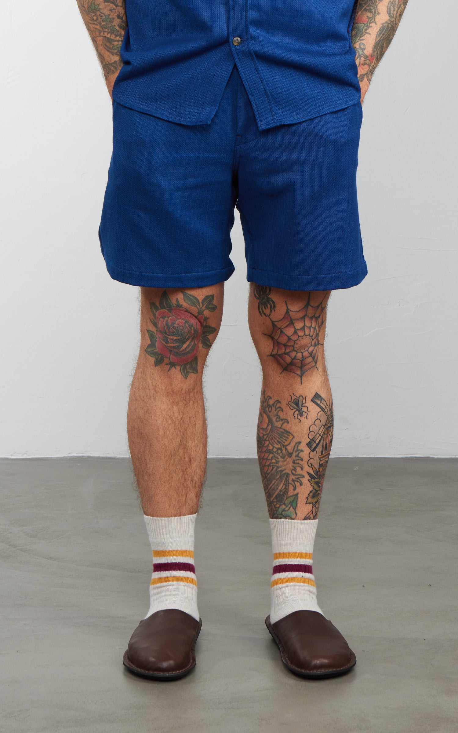 Rogue Territory Infantry Shorts Indigo Contrast