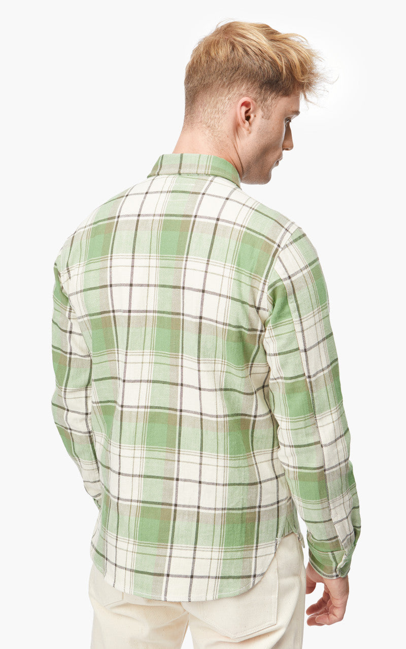 Rogue Territory Field Shirt Light Green Plaid