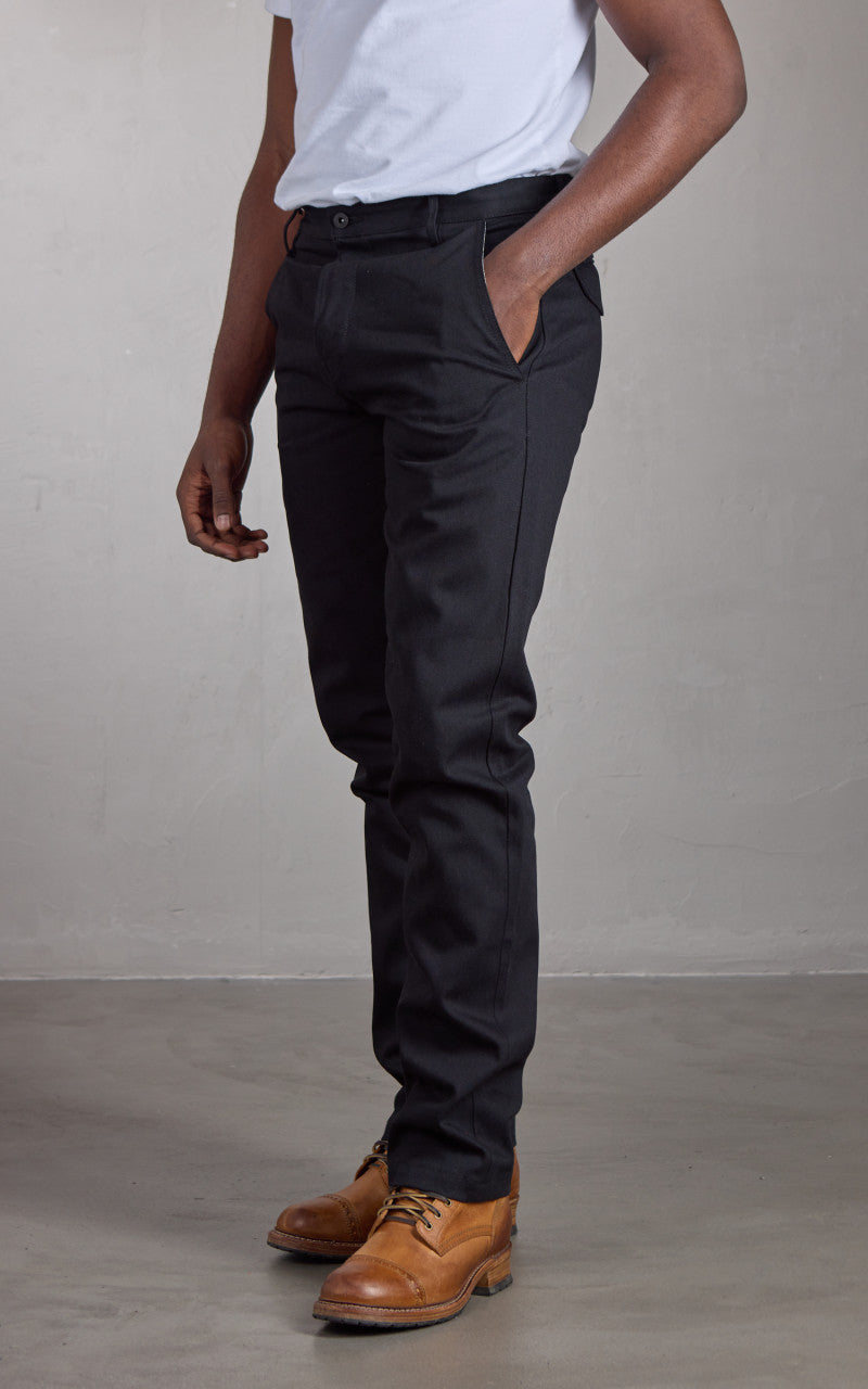 Rogue Territory Officer High Trouser Stealth Black 11oz
