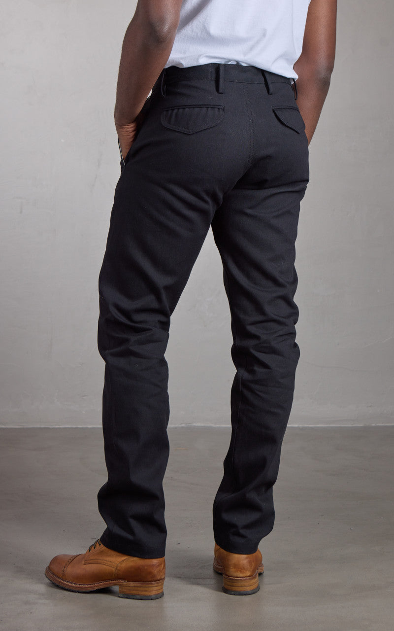 Rogue Territory Officer High Trouser Stealth Black 11oz
