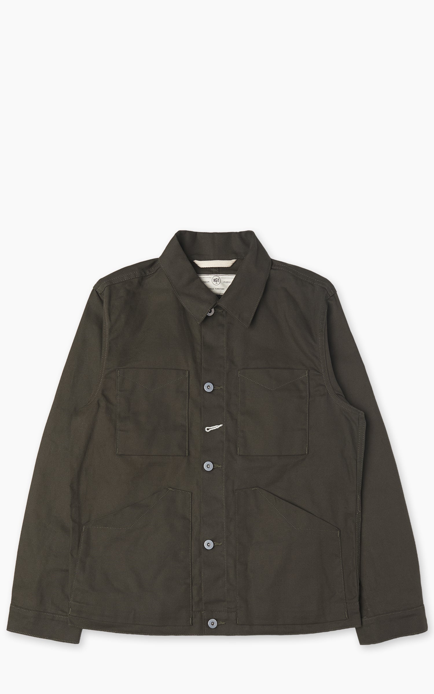 Rogue Territory Open Range Jacket Dry Wax Canvas Pine