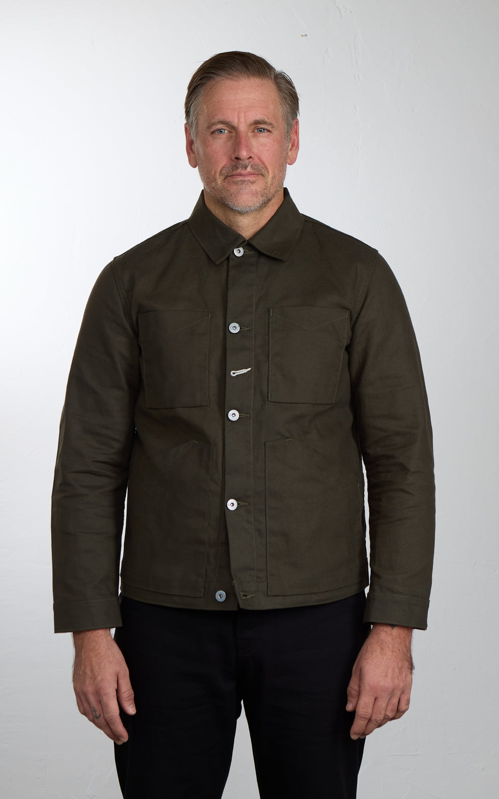 Rogue Territory Open Range Jacket Dry Wax Canvas Pine