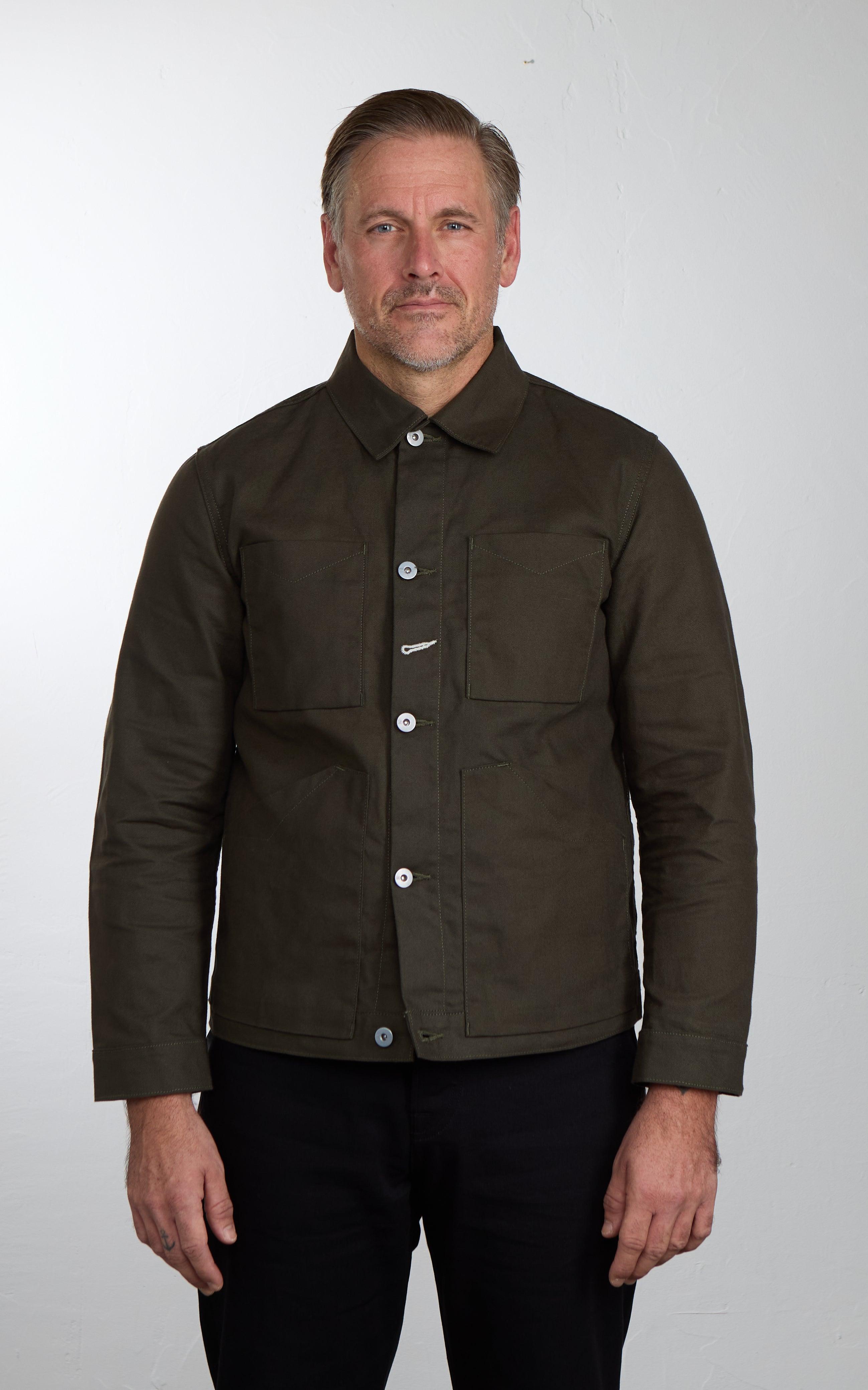 Rogue Territory Open Range Jacket Dry Wax Canvas Pine
