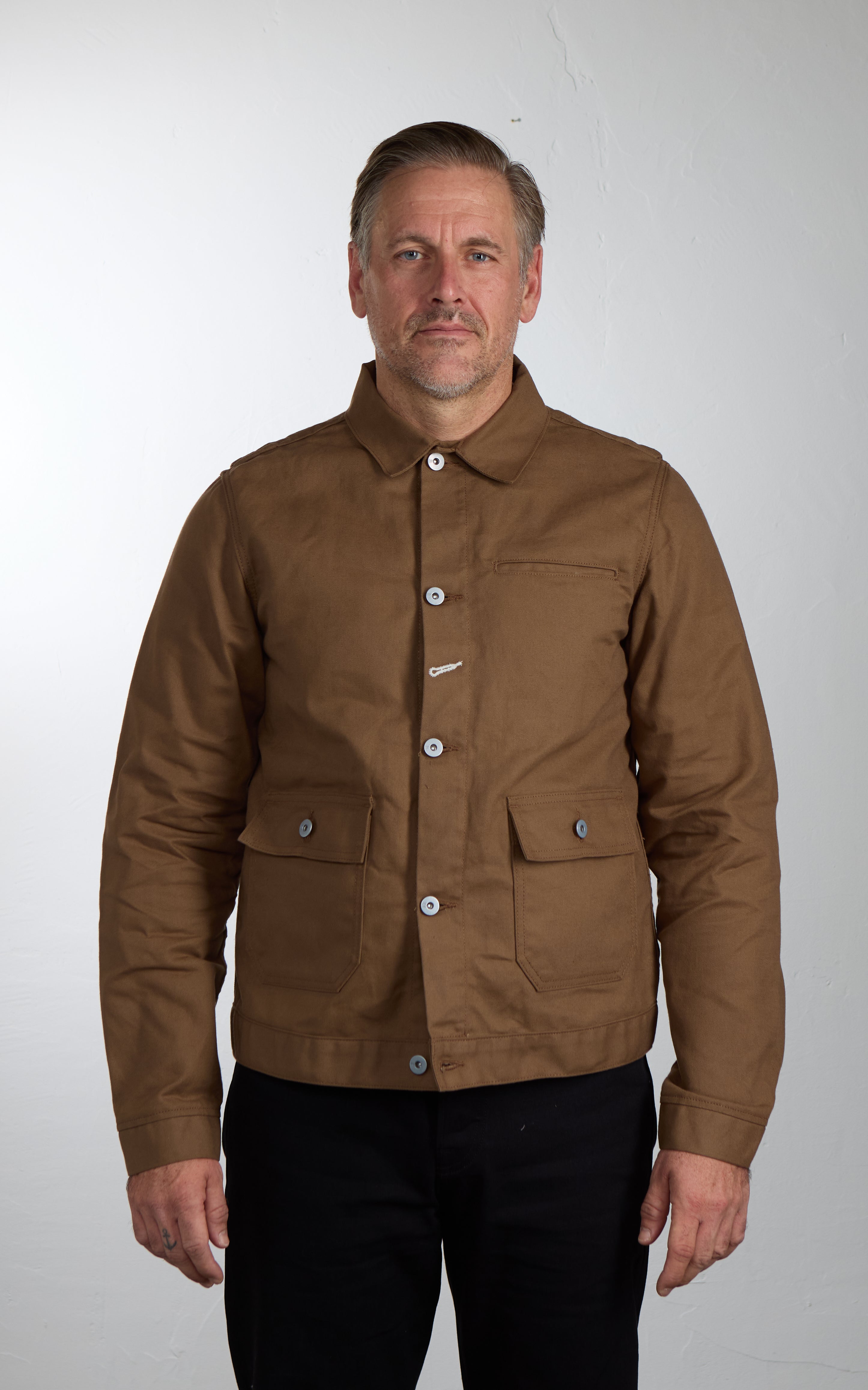 Rogue Territory Ranger Jacket Dry Wax Canvas Brown
