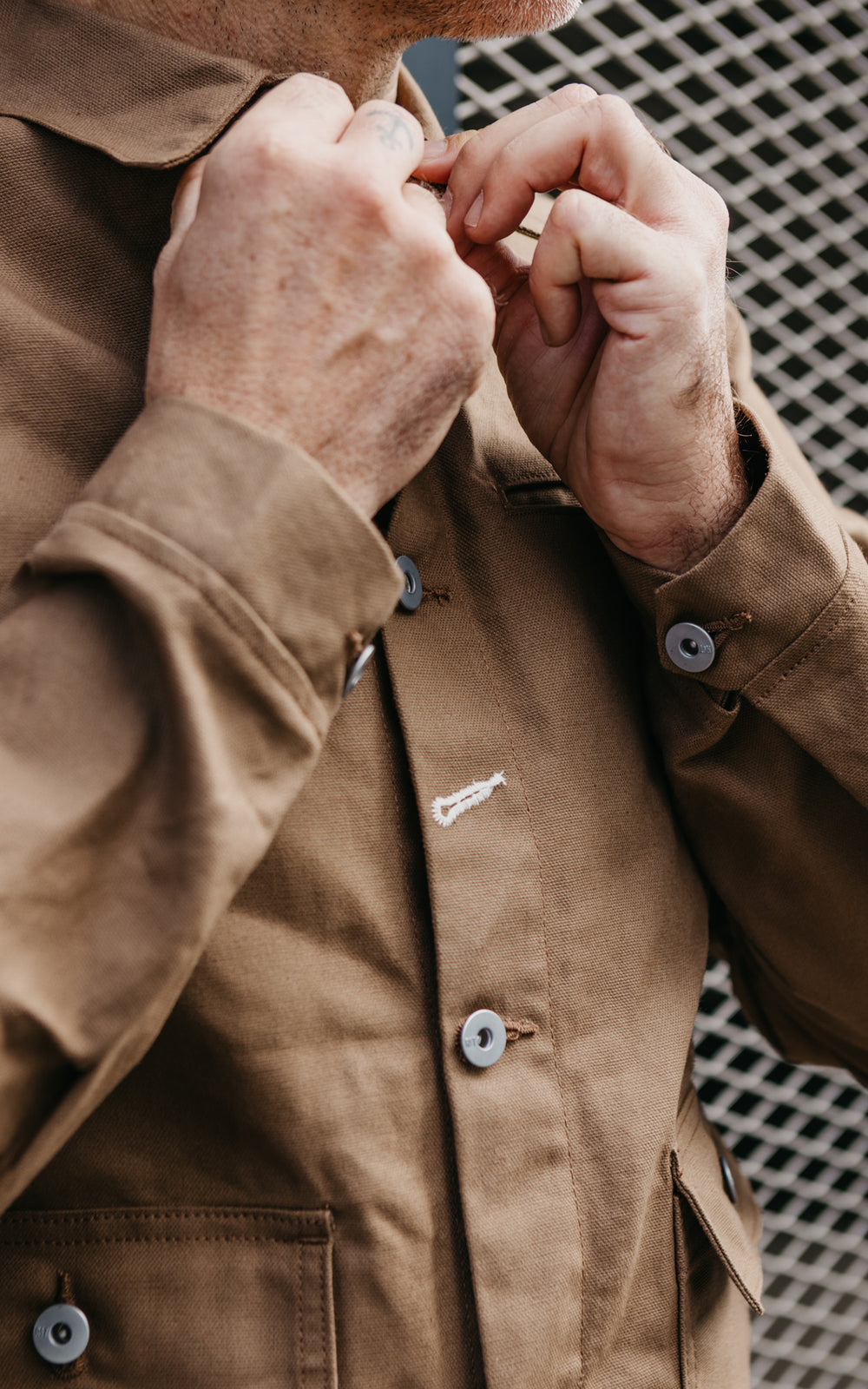 Rogue Territory Ranger Jacket Dry Wax Canvas Brown