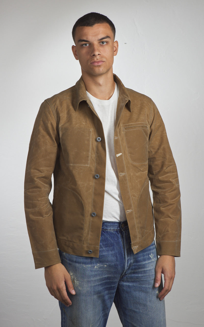 Rogue Territory Supply Jacket Waxed Canvas Ridgeline Tan