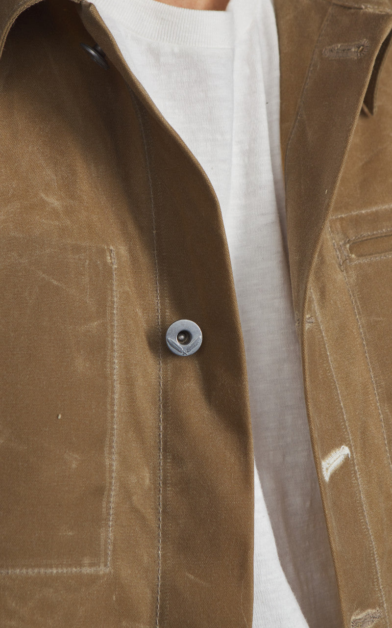 Rogue Territory Supply Jacket Waxed Canvas Ridgeline Tan