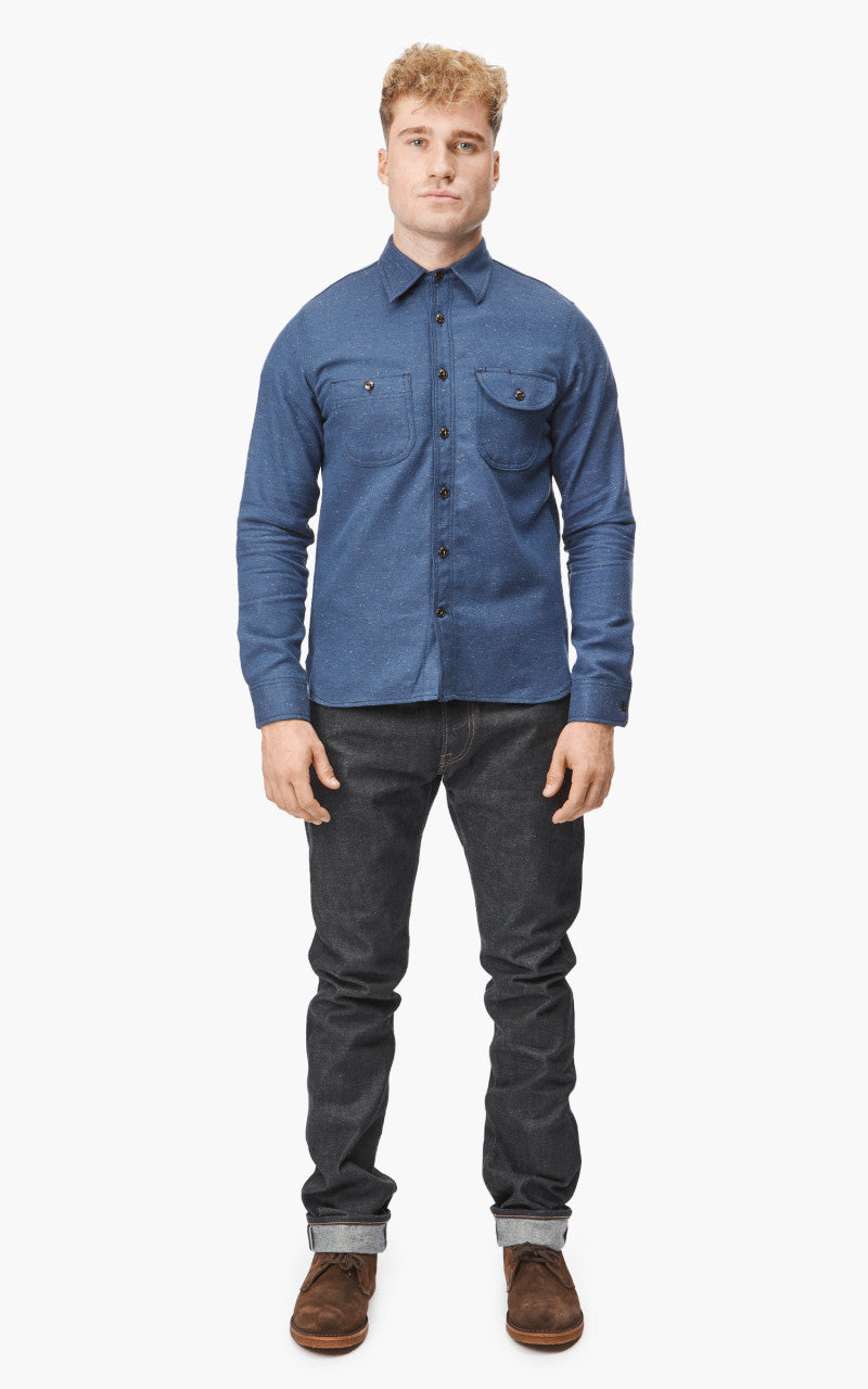 Rogue Territory Work Shirt Navy Rainbow Nep