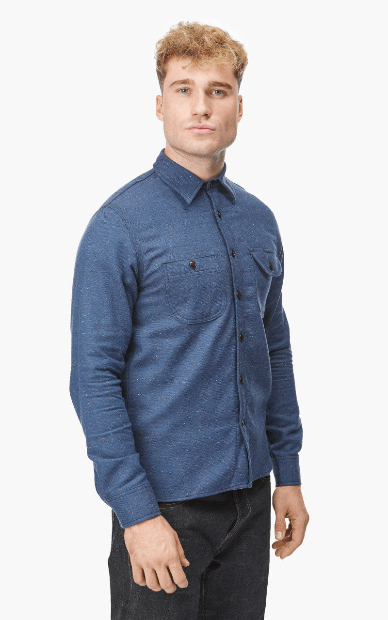 Rogue Territory Work Shirt Navy Rainbow Nep