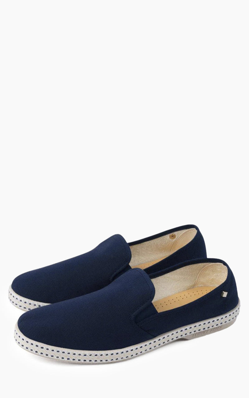 Rivieras Classic Toile Moccasin Marine