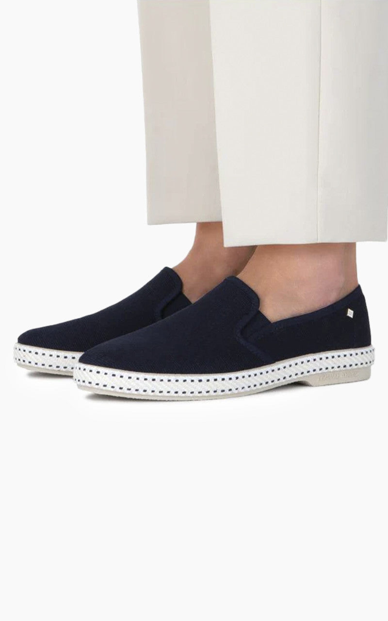 Rivieras Classic Toile Moccasin Marine