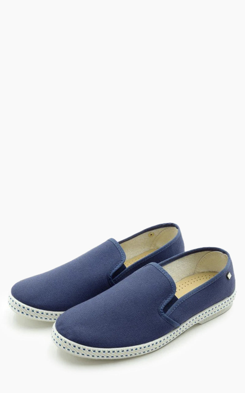 Rivieras Classic Toile Moccasin Blue